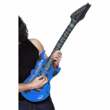 Opblaasbare blauwe elektrische gitaar 99 cm