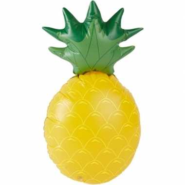 Opblaasbare gele ananas 59 cm decoratie/speelgoed