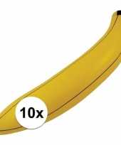 10x opblaasbare banaan bananen 80 cm