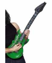 Opblaasbare groene elektrische gitaar 99 cm