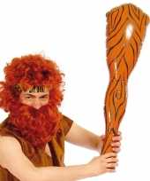 Opblaasbare holbewoner knots knuppel 78 cm