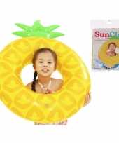 Opblaasbare zwembad band ring ananas 76 cm